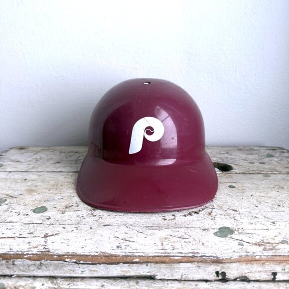 Vintage Philadelphia Phillies Laich Full Size Adjustable Souvenir Batting Helmet - Picture 4 of 12
